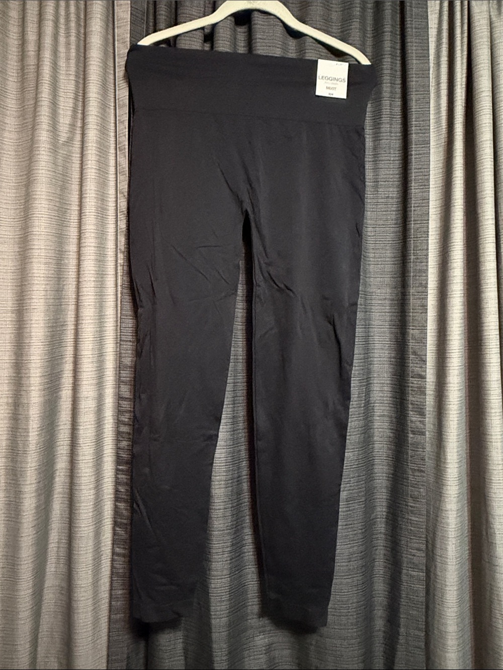 Women’s Black Full Length Leggings - Mixit